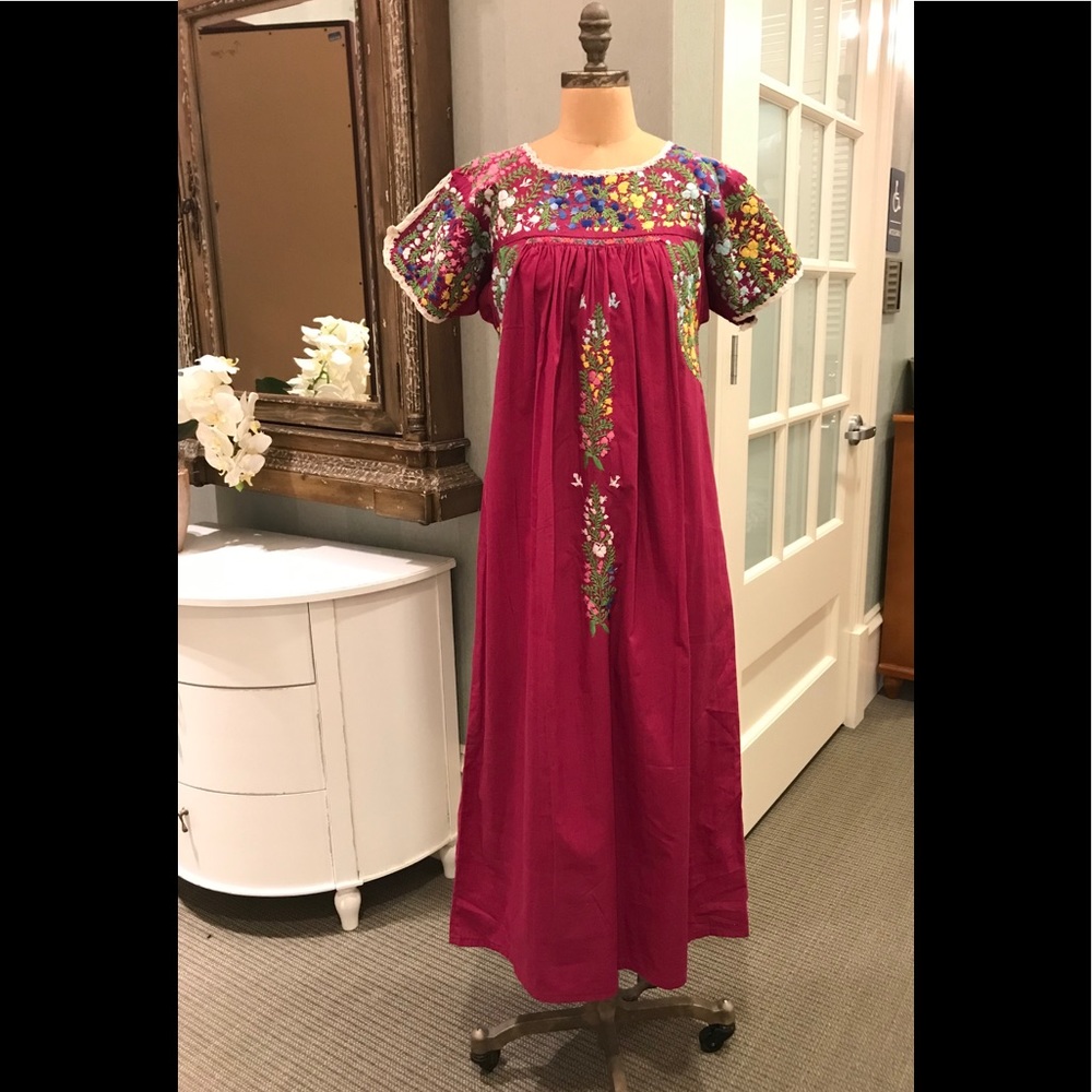 Mexican Embroidered Wedding Dress